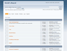 Tablet Screenshot of forum.omidfarhang.com